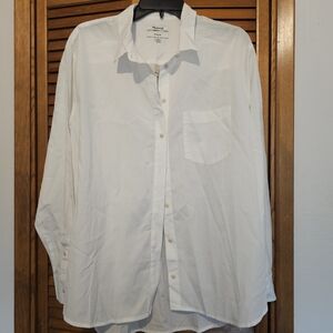 Madewell Women's White Button Down Shirt